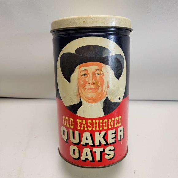 Quaker Oats Other - Vintage 1982 Quaker Oats Limited Edition Canister Tin Can Tall Storage Container